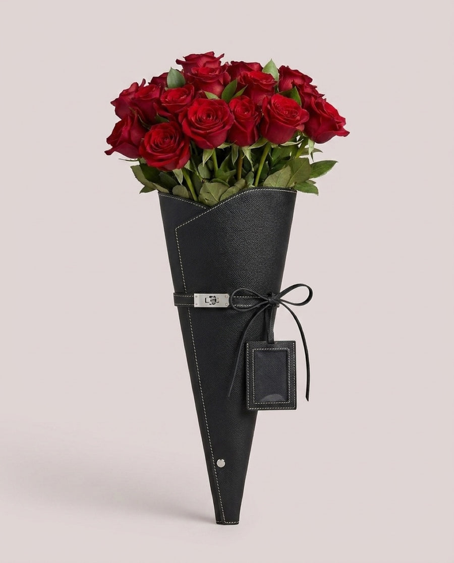 Bloemenkoker Zwart